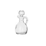 LIBBEY GLASS Cruet, 6 OZ, Glass, With Stopper, Libbey 75305