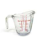 Measuring Cup 8oz, Glass, Clear, Libra Wholesale 195-91659