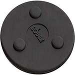 LODGE MFG. Round Magnetic Silicone Trivet, Black, Silicone, Lodge MFG ASLMT41