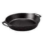 LODGE MFG. Baker's Skillet, 10-.25", Black, Cast Iron, Lodge Mfg BW10BSK