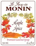 Maple Spice Syrup, 750 mL, Monin M-AR113A