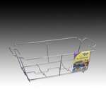 MARYLAND PLASTICS Chafing Stand, Full Size Chafing Dish, Chrome, Wire, Maryland Plastics CR 24121