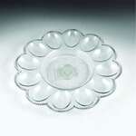 MARYLAND PLASTICS Egg Dish, 9-1/2", Clear, Plastic, Maryland Plastics MPI0140