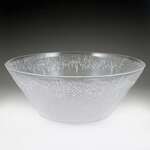 MARYLAND PLASTICS IceLandic Bowl, 12 Qt, Clear, Plastic, Maryland MPI4600