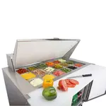 Maxx Cold MXCR48MHC Refrigerated Counter, Mega Top Sandwich / Salad Un