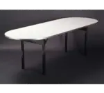 Maywood Furniture DFORIG6072RACE Folding Table, Oval