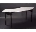 Maywood Furniture DFORIG7230CR4 Folding Table, Serpentine/Crescent