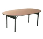 Maywood Furniture DLORIG4884OVAL Folding Table, Oval
