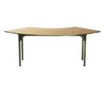 Maywood Furniture DLORIG9630CR6 Folding Table, Serpentine/Crescent