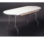 Maywood Furniture MF4296RACE Folding Table, Oval