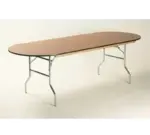 Maywood Furniture ML3672RACE Folding Table, Oval