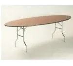 Maywood Furniture ML4896OVAL Folding Table, Oval