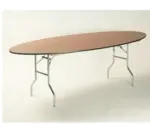 Maywood Furniture ML6072OVAL Folding Table, Oval