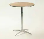 Maywood Furniture MP24RDPEDADJ Table, Indoor, Adjustable Height