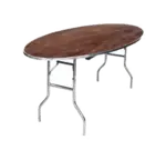 Maywood Furniture MP4296OVAL Folding Table, Oval