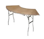 Maywood Furniture MP9030CR6 Folding Table, Serpentine/Crescent