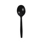 ARVESTA (DISPOSABLES) Medium-Heavy Weight Pp Soup Spoon Black