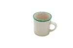 Mint Jubilee 10 oz Ceramic Mug with Green Rim