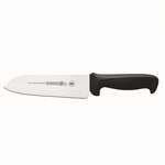 MUNDIAL INC Santoku Knife, 7", Black Handle, Granton Edge, MUNDIAL INC 5604-7GE