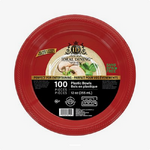 Dining Bowl, 12 Oz, Red, Plastic, (100/Pack), My Trading 36119
