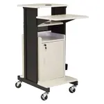 National Public Seating PRC250 Computer Workstation Cabinet / Cart