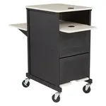 National Public Seating PRC400 Computer Workstation Cabinet / Cart
