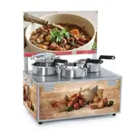 NEMCO 6510-T4 Food Pan Warmer/Cooker, Countertop