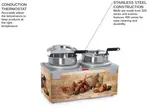 NEMCO 6510A-2D7P Food Pan Warmer/Cooker, Countertop