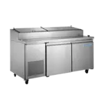Norpole NP2R-PT Refrigerated Counter, Pizza Prep Table