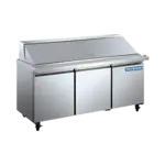 Norpole NP3R-SWMT Refrigerated Counter, Mega Top Sandwich / Salad Un