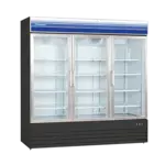 Norpole NPGR3-SB Refrigerator, Merchandiser