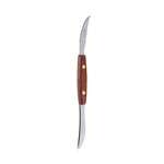 NORPRO Grapefruit Knife, 8", Stainless Steel, Rosewood Handle, Double Ended, Norpro 1270