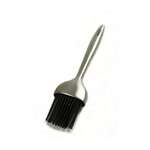 NORPRO Pastry Brush, 7.5", Black, Stainless Steel, Silicone Bristles, Norpro 2012
