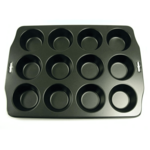 NORPRO Muffin Pan, 16" x 11", Tin, 12 Holes, Nonstick, Norpro 3999