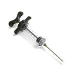 NORPRO Marinade Injector, 11 Tsp, Black/Clear, Plastic, Nickel Plated Copper Needle, Norpro 777