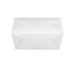 Food Box, 7.75" x 5.5" x 2.5", White, Paper, Papercraft 26080042