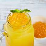Passion Fruit Popping Pearls, 7lbs, Orange, Lollicup B2055 