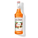 Monin Peach Syrup, 25.4 Oz, Glass Bottle, Monin M-AR036A