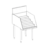 Perlick TS24LS Underbar Bottle Storage Display Unit