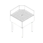 Perlick TSF90TC Underbar Angle Filler