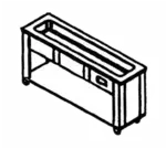 Piper 2-CISL Serving Counter, Cold Food