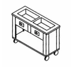 Piper 2HFSL Serving Counter, Hot Food, Electric