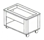 Piper 3-HCI Serving Counter, Hot & Cold