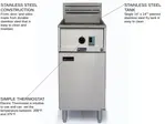 Pitco E35 Fryer, Electric, Floor Model, Full Pot