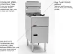 Pitco SE14T Fryer, Electric, Floor Model, Split Pot