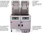 Pitco SGLVRF-2/FD Fryer, Gas, Multiple Battery