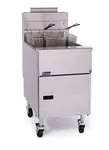 Pitco VF-65S Fryer, Gas, Floor Model, Full Pot