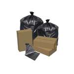 PITT PLASTICS, INC. Trash Can Liners, 20 - 30 Gallon, Black, (250/Case), Pitt Plastics EC303609K