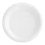 Plate, 6", White, Bagasse, Round, Compostable (1000/Case)
