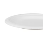 Plate, 7", White, Bagasse, (1000/Case), Karat Earth KE-BPR07-1C